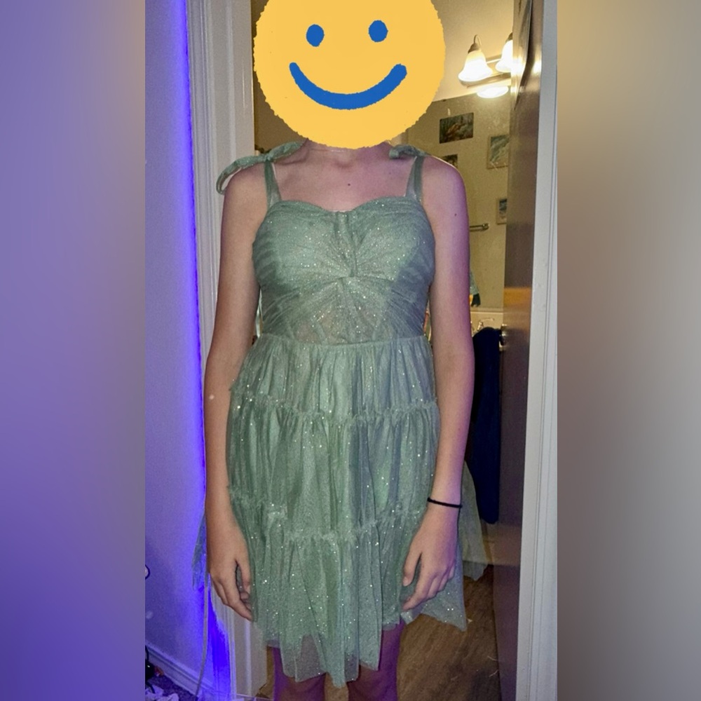 NWT Windsor Sage Green LIZZY Dress - Available in 2 Sizes - Juniors 1 and 5